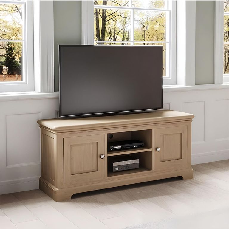 Cromwell TV Unit - Large 2 Door - Oak