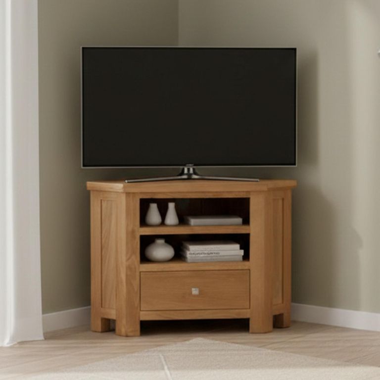 Appleby Corner TV Unit - 90cm - Oak