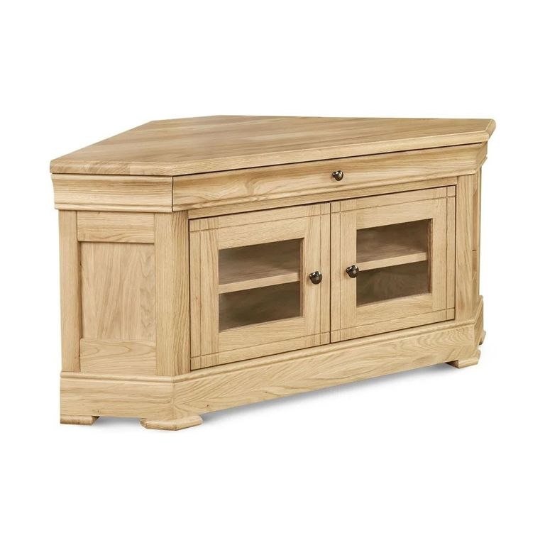 Moreno Corner TV Unit - Oak