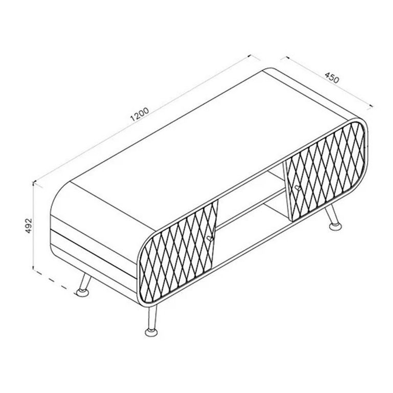 Astana TV Stand - Grey Mist - JF910