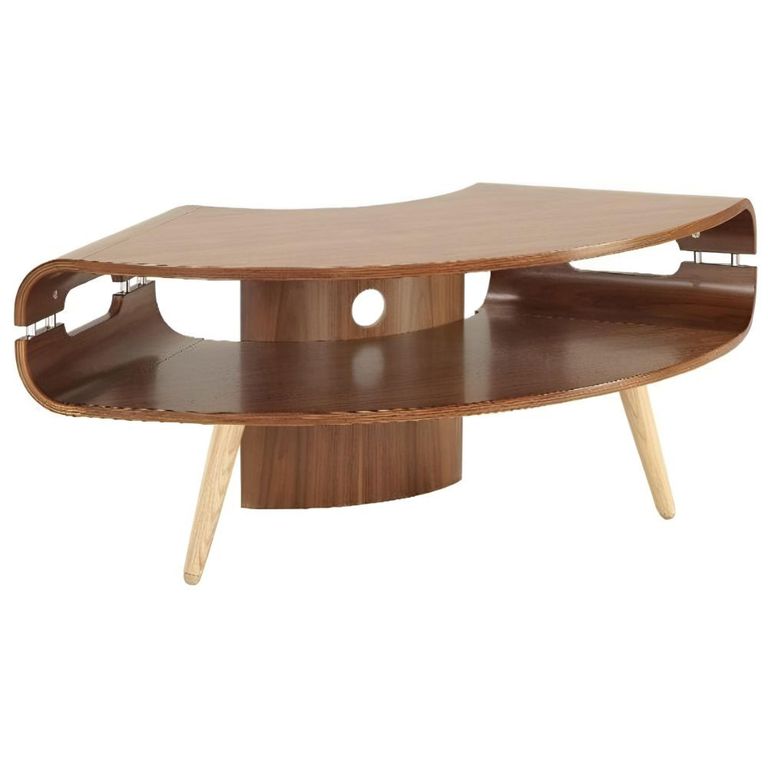 Corner TV Stand - Walnut - JF701