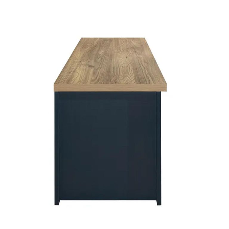 Clearance - Highgate TV Unit - 2 Door - Navy Blue Painted - A497