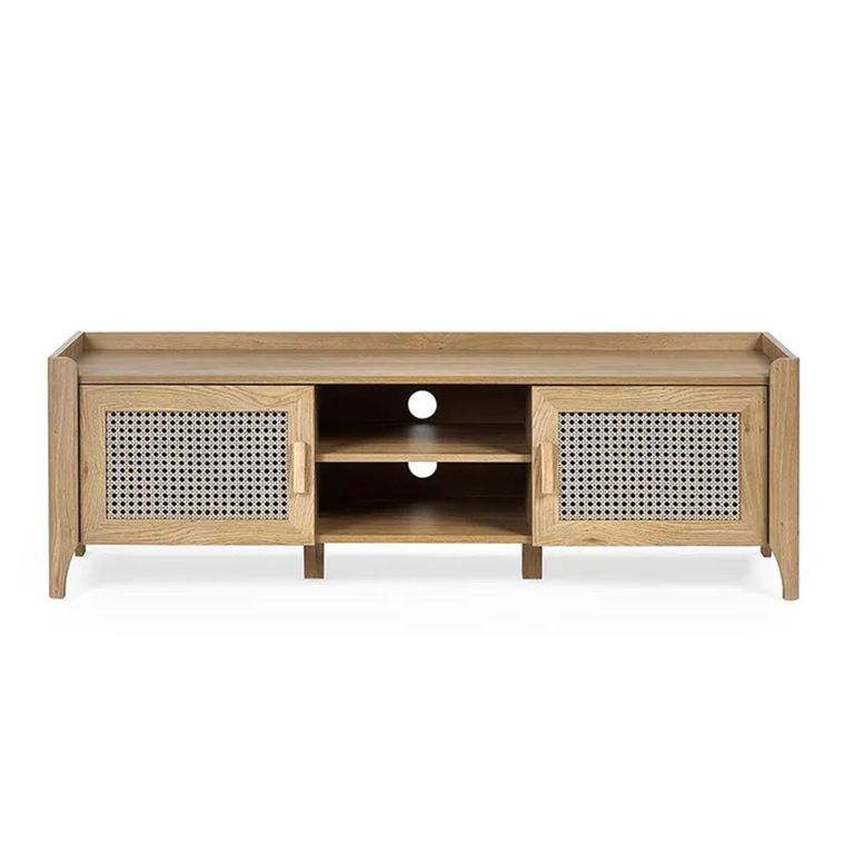Clearance - Sydney TV Unit - 2 Door - Faux Rattan - FSS16496