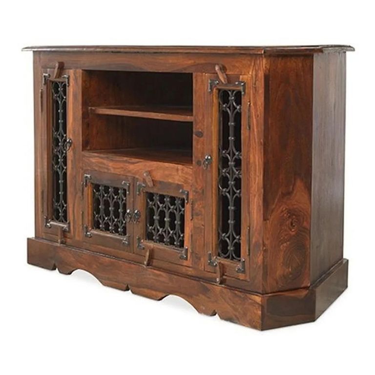 Indian Sheesham 114cm Corner TV Cabinet