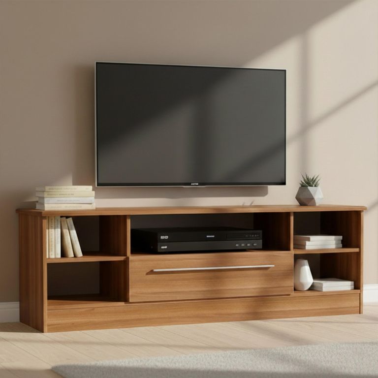 Sherwood TV Unit - 145cm - Wide - Walnut