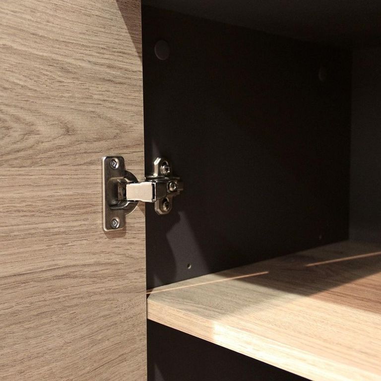 Shetland TV Unit - 3 Drawer - 136cm - Oak