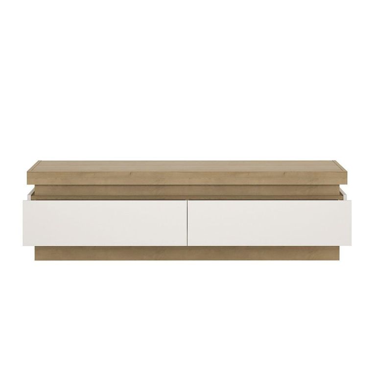 Lyon TV Unit - 2 Drawer - 146cm - Oak