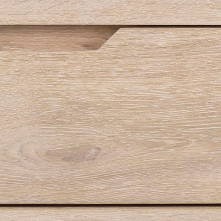 A-Line TV Unit - 2 Drawer - 150cm - Medium - White Oak
