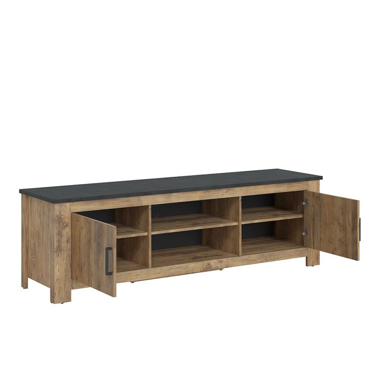 Rapallo TV Unit - 2 Door - 189cm - Large - Oak