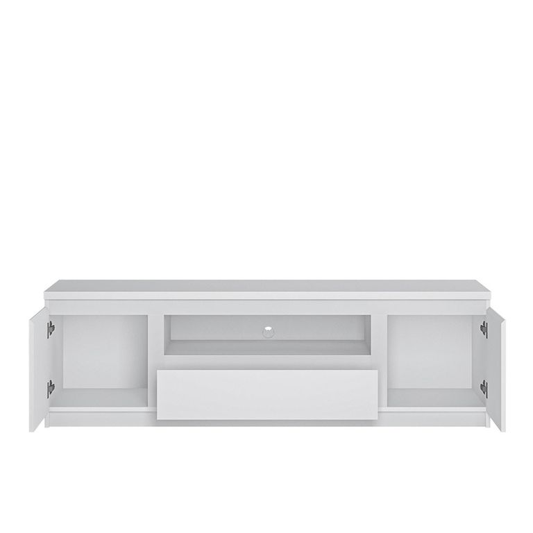Fribo TV Unit - 2 Door - 1 Drawer - 165cm - White