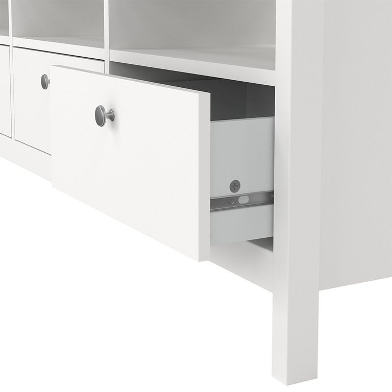 Madrid TV Unit - 3 Drawer - 151cm - White
