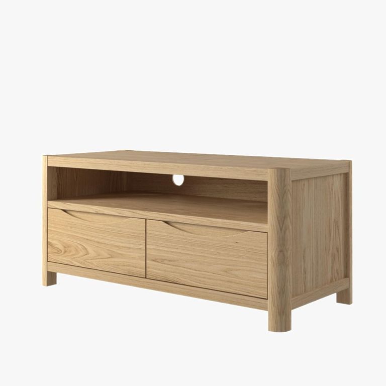 Stockholm TV Unit - 2 Drawer - Oak