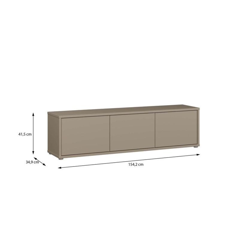 Alice Springs TV Cabinet - 3 Door - 154.2cm - Taupe
