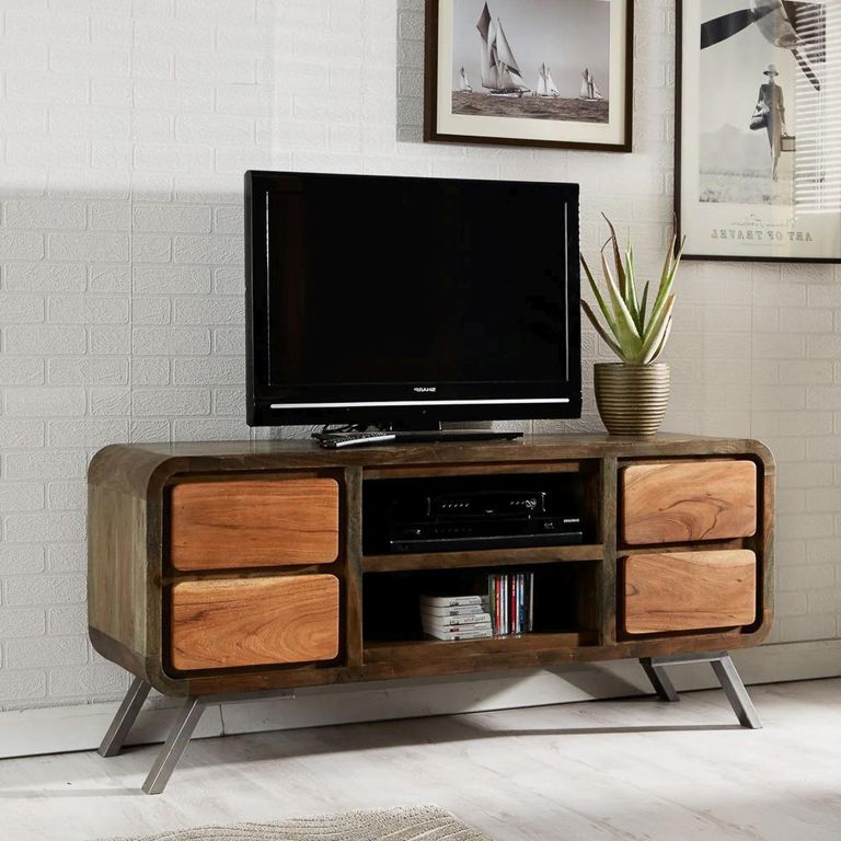 Aspen TV Unit - 140cm - Industrial - Reclaimed Wood