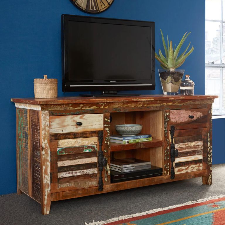 Coastal TV Unit - 150cm - Large - Reclaimed Wood