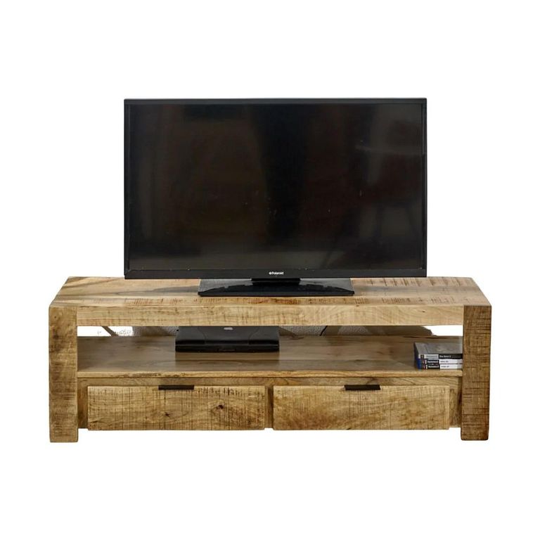 Surrey TV Unit - 130cm - Solid Mango Wood