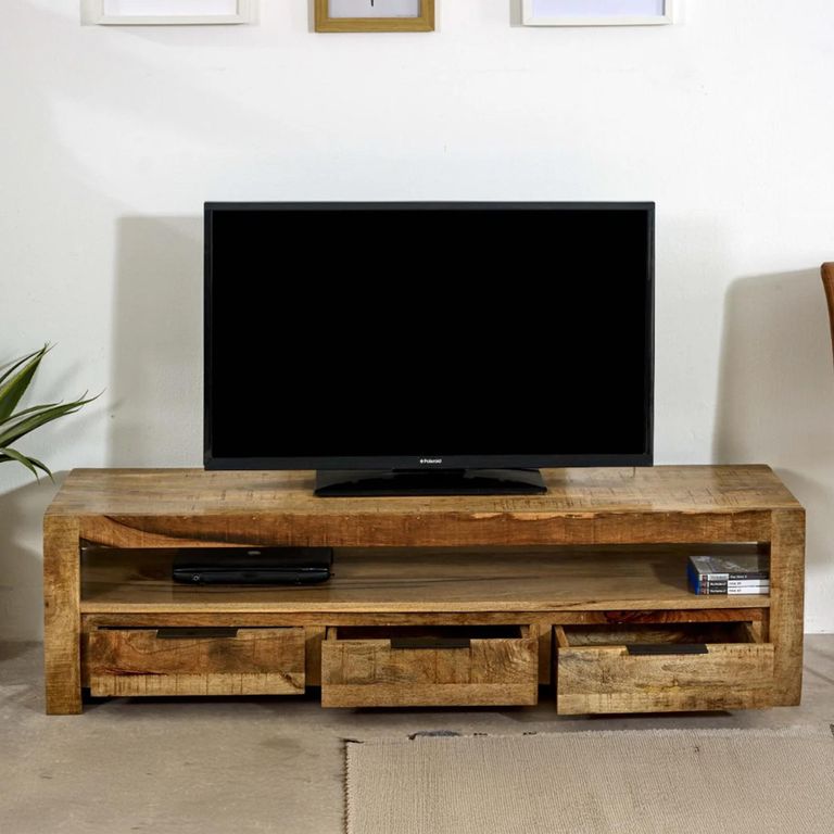 Surrey TV Unit - 150cm - Solid Mango Wood