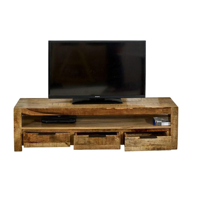 Surrey TV Unit - 150cm - Solid Mango Wood