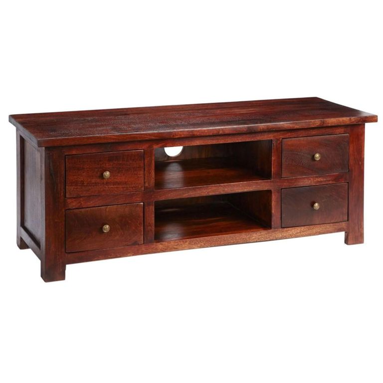 Jaipur TV Unit - 130cm - Solid Mango Wood