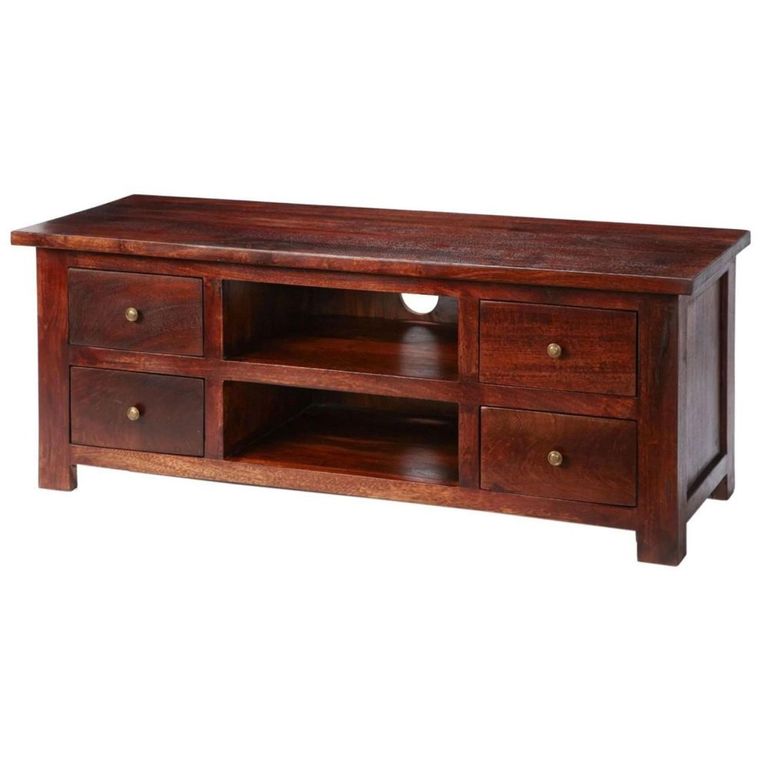 Jaipur TV Unit - 130cm - Solid Mango Wood