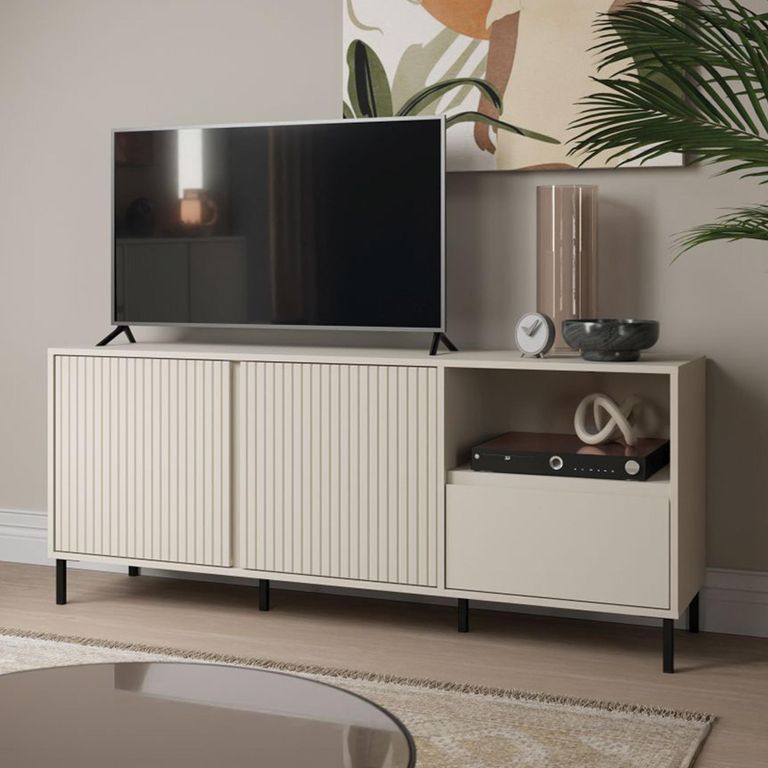 Avenale TV Cabinet - 2 Door - 1 Drawer - 157.8cm - Cashmere