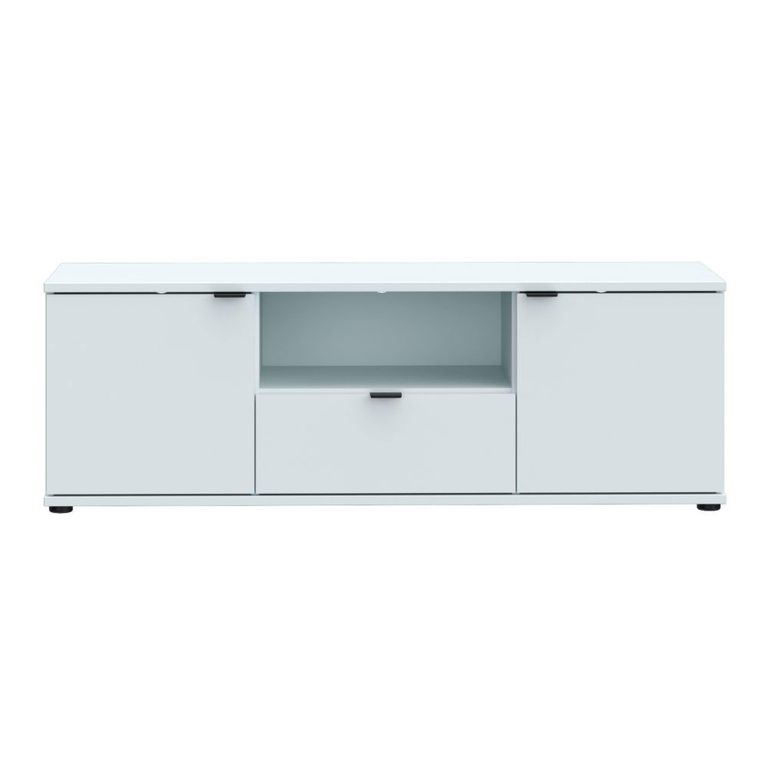Ganymede TV Unit - 2 Door - 1 Drawer - 129.8cm - Light Grey