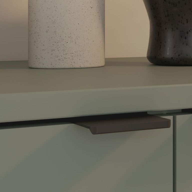 Ganymede TV Unit - 2 Door - 1 Drawer - 129.8cm - Sage Green