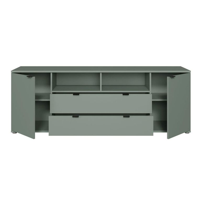 Ganymede TV Unit - 2 Door - 2 Drawer - Wide - 179.5cm - Sage Green