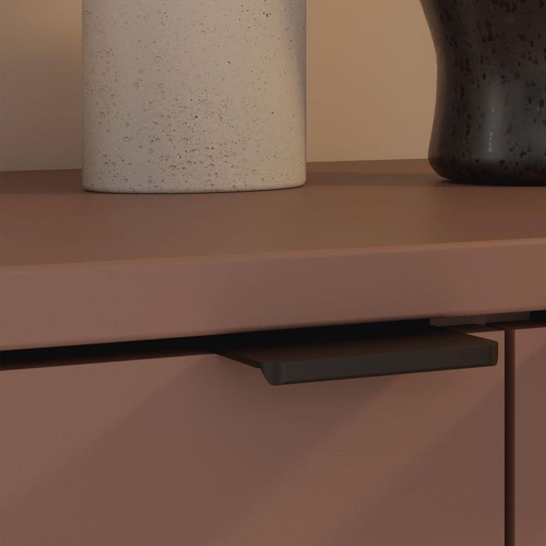 Ganymede TV Unit - 2 Door - 2 Drawer - Wide - 179.5cm - Terracotta