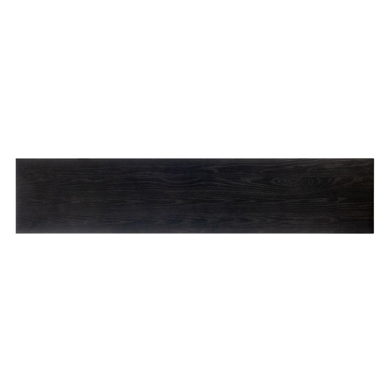 Hunter Black Oak Extra Large TV Unit with Gold Trim