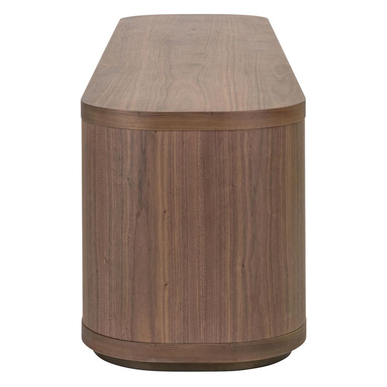 Windsor Curved TV Cabinet - 4 Door - 200cm - Large - Walnut - Wood