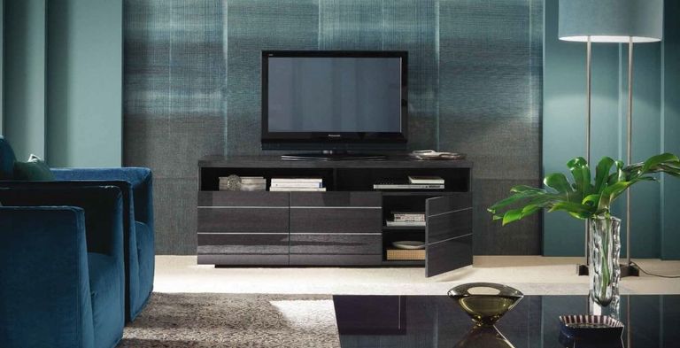 Versilia TV Unit - 165cm - Black