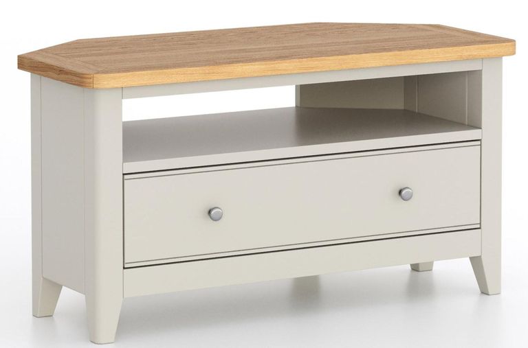 Arden Grey Painted 90cm Corner TV Unit