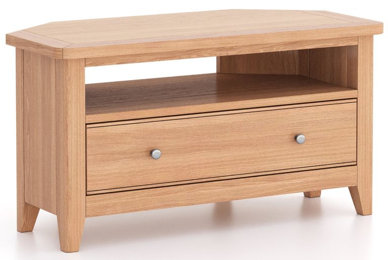 Arden Oak 90cm Corner TV Unit