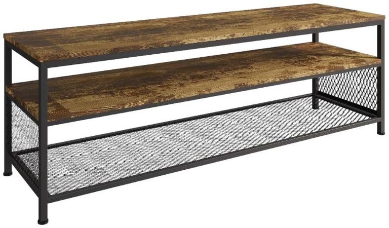 Barren Rustic Oak TV Stand