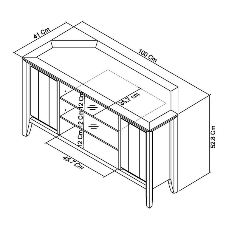 Bergen Grey Washed Oak & Soft Grey Corner Entertainment Unit - 32in