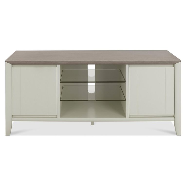 Bergen Grey Washed Oak & Soft Grey Entertainment Unit - 43in