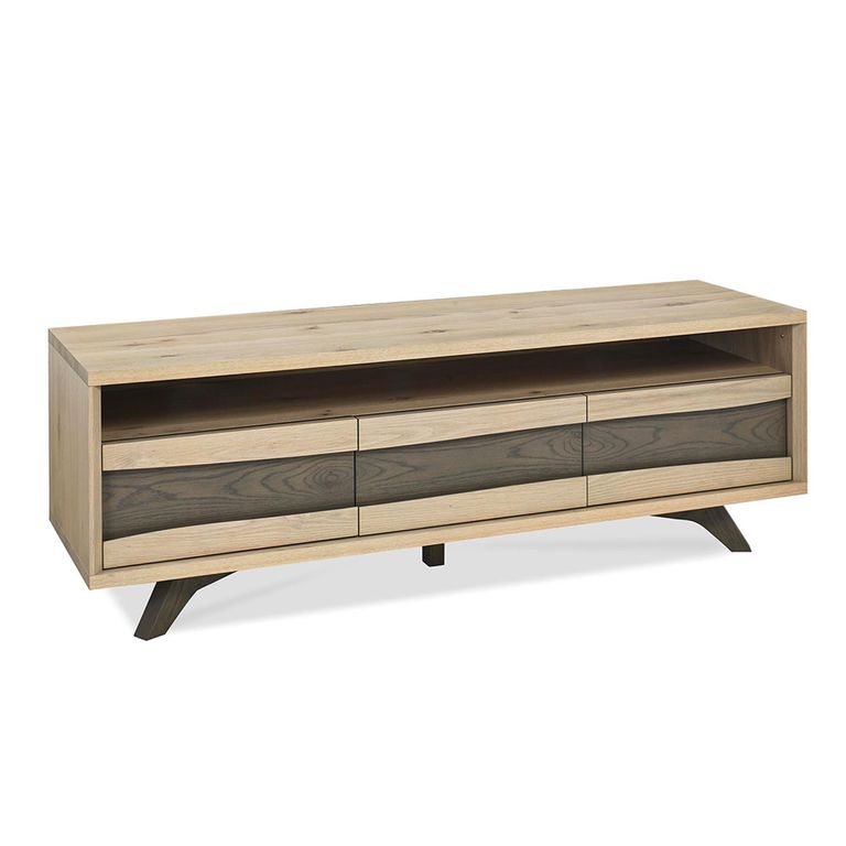 Cadell Aged Oak TV Unit - 3 Drawer