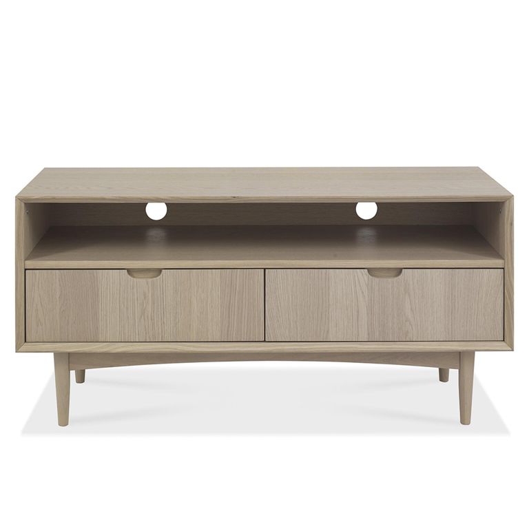 Dansk Scandi Oak TV Unit - 2 Drawer