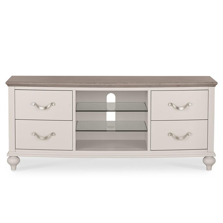Montreux TV Unit - Grey Washed Oak & Soft Grey