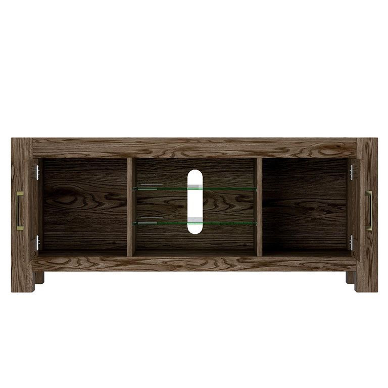 Turin Dark Oak Entertainment Unit - Up to 50in