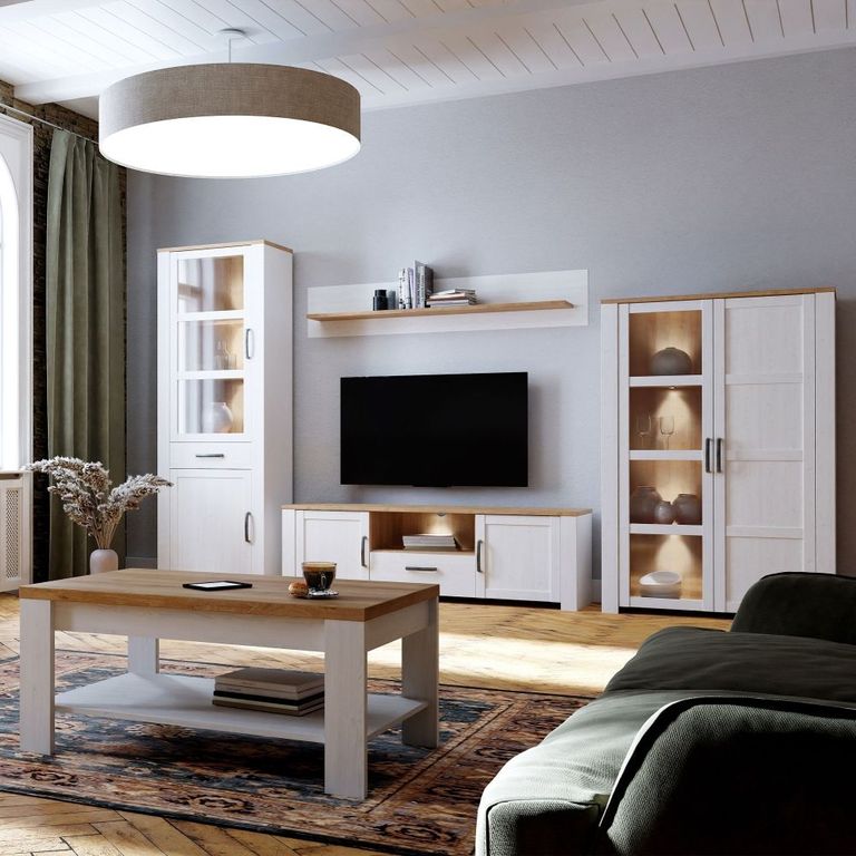 Bohol White 166cm TV Unit