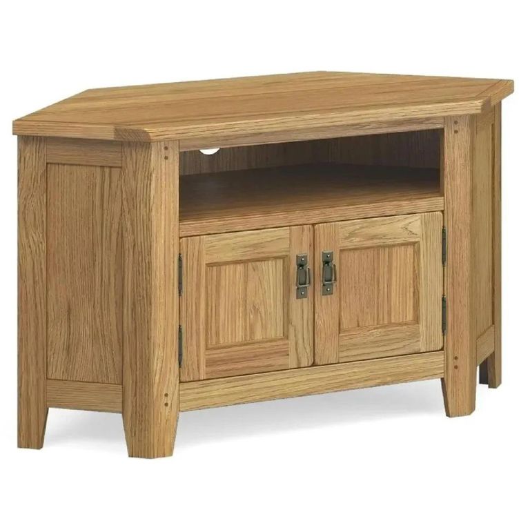 Burford Corner TV Unit - 125cm - Oak