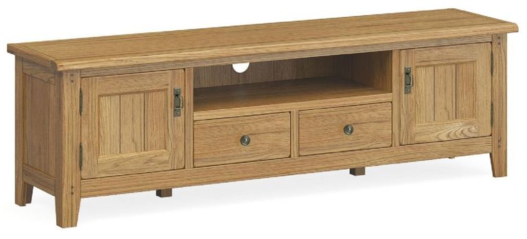 Burford TV Unit - 180cm - Oak