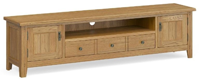 Burford TV Unit - 210cm - Oak