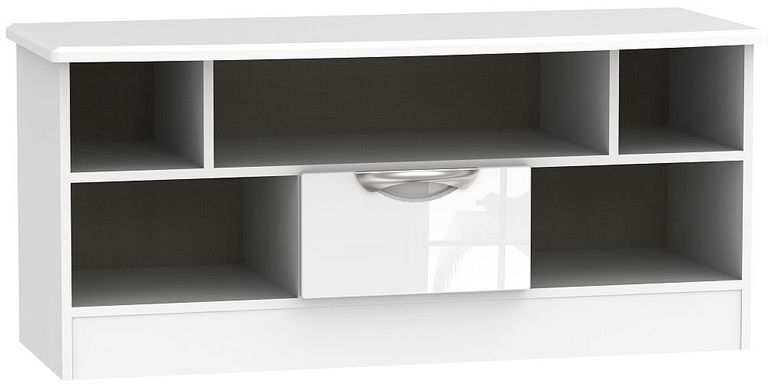 Camden White Gloss 110cm TV Unit