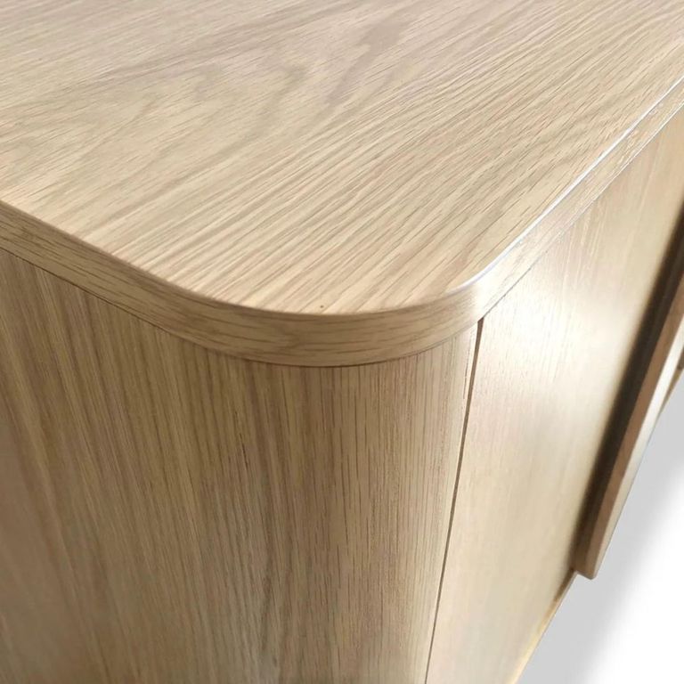 Cara Large TV Unit - 4 Door - Oak