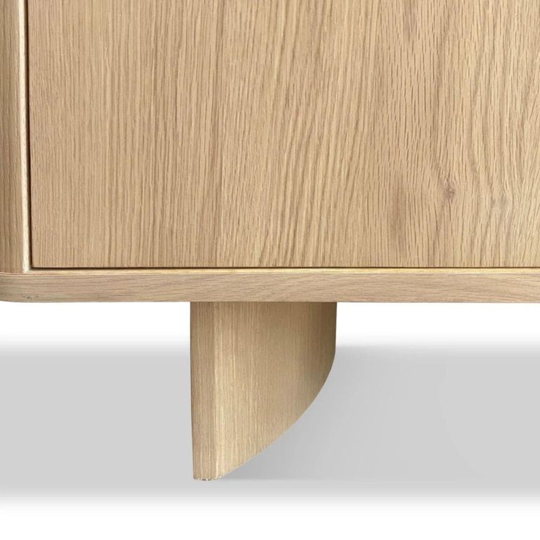 Cara Large TV Unit - 4 Door - Oak