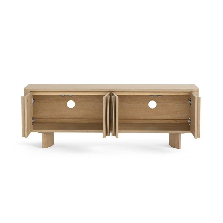 Cara TV Unit - 4 Door - Oak