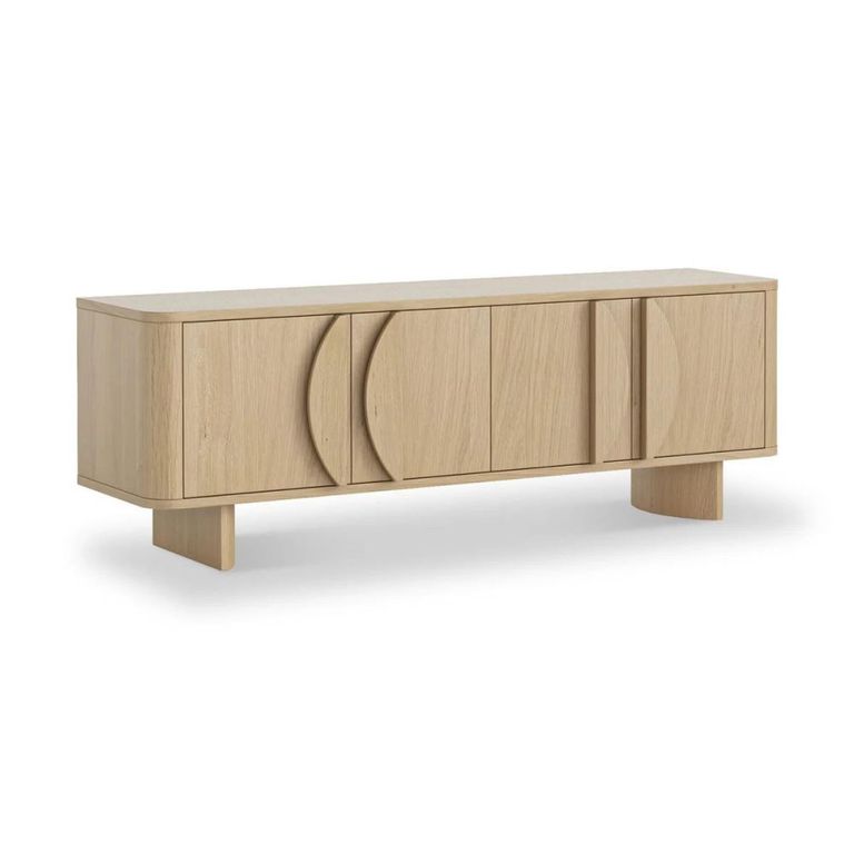 Cara TV Unit - 4 Door - Oak